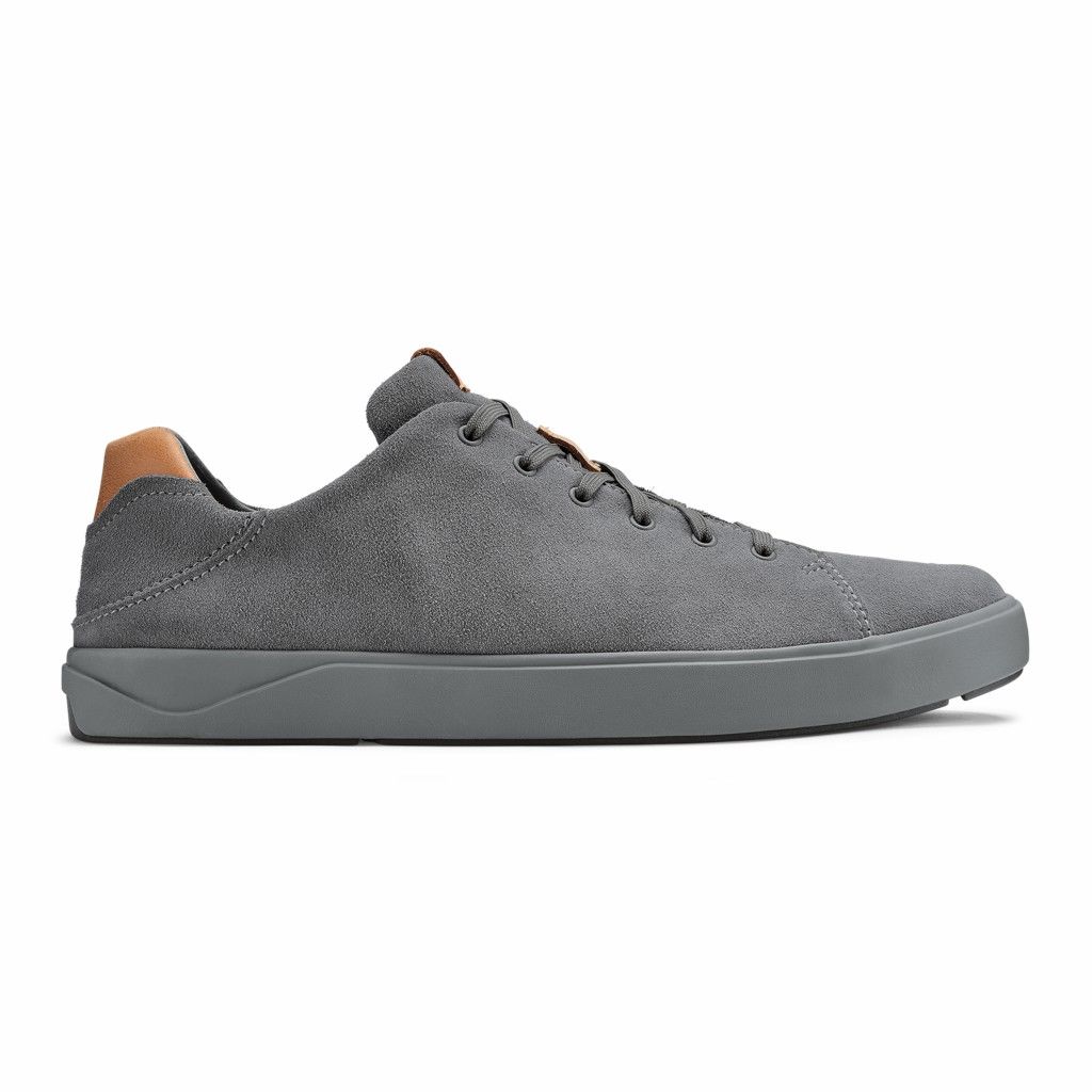 Olukai Men's Lae ahi LI Kala Sneaker - Fog US261-408